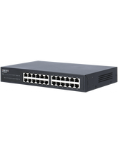 Load image into Gallery viewer, Edge-Core 24 Port Gigabit Unmanaged Switch, rack-mountable, IEEE 802.3az Energy-Efficient, Ethernet Support, Support for Jumbo Packets, Auto MDI/MDI-X