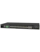 Load image into Gallery viewer, Edge-Core 28 Port Gb Layer 2 Stackable Switch, 20x GE SFP+ 4CG + 4 10G SFP+ ports L2+ Switch 1x RJ45 management port, Dual PSU (AC + DC) ECS4120-28FV2