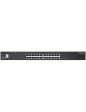 Load image into Gallery viewer, Edge-Core 28 Port Gigabit Layer 3 Switch, with 24x Gigabit LAN Ports, 2x SFP+ Ports, 1x Module slot, Stackable, DC Power Supply, EC-ECS4620-28T-DC