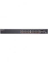 Load image into Gallery viewer, Edge-Core 28 Port Gigabit Websmart Pro PoE Switch, featuring 24x Gigabit PoE Ports, 4x SFP Ports, 192W, 56Gbps Switching Capacity, 256 MB DRAM