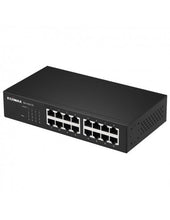 Load image into Gallery viewer, Edimax 16 Port, Unmanaged, Gigabit Switch, 16x 10/100/1000Mbps Gigabit Ethernet Switch, 11" with rack-mount bracket, IEEE 802.11p QoS Packet-switching