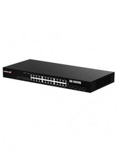 Load image into Gallery viewer, Edimax 24 Port Gigabit Web Smart Rackmount Switch, 4x SFP Ports, 56Gbps switch capacity, Voice VLAN, Dual Firmware, Fanless, Rack-Mount, DHCP Snooping