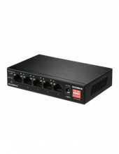 Load image into Gallery viewer, Edimax 5 Port Switch (4 PoE+), Desktop, 10/100Mbps Ethernet Switch, 60W Power Budget, DIP Switch, VLAN, QoS, ED-ES5104PHV2