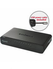 Load image into Gallery viewer, Edimax ED-ES5800GV3 8-Port Gb Desktop Switch, 10/100/1000Mbps unmanaged Gigabit Desktop switch, 5V, switch uses store and forward packet-switching