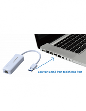 Load image into Gallery viewer, Edimax USB 3.0 to Gigabit Ethernet Adapter, 10/100/1000Mbps, USB 3.0, 2.0 and 1.1, data transmission speed of up to 5Gbps on existing USB ports