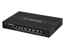 Load image into Gallery viewer, Ubiquiti UISP EdgeRouter 6P Router, 5x 10/100/1000 Ethernet Ports, 1x 1.25Gbps SFP Port, 24V 2.5A Power Supply (Included), 1x RJ45 Serial Port | ER-6P