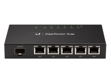Load image into Gallery viewer, Ubiquiti UISP EdgeRouter X SFP, 5x 10/100/1000 Ethernet Ports, 1x 1.25Gbps SFP Ports, 24V 2.5A Power Supply, System Memory 256MB DDR3 RAM  | ER-X-SFP