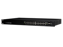 Load image into Gallery viewer, Ubiquiti UISP EdgeSwitch 24x 10/100/1000 Ethernet Ports, 250W, 2x 1.25Gbps SFP Ports, 1x RJ45 Ethernet In/Out Band, 1x IEC Power Cord | ES-24-250W