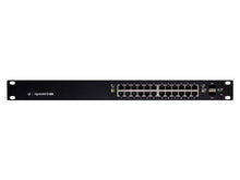 Load image into Gallery viewer, Ubiquiti UISP EdgeSwitch 24x 10/100/1000 Ethernet Ports, 250W, 2x 1.25Gbps SFP Ports, 1x RJ45 Ethernet In/Out Band, 1x IEC Power Cord | ES-24-250W