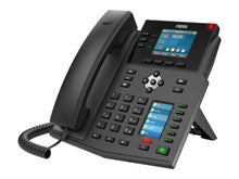 Load image into Gallery viewer, Fanvil 12SIP Gigabit Colour Screen PoE VoIP Phone, Dual Ethernet Ports, 12 Lines, HD Audio, LCD Screen, DSS Colour Display, 5V 2A/802.3af/at PoE | X4U