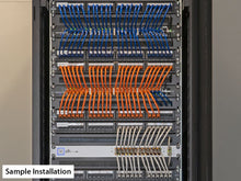 Load image into Gallery viewer, Linkbasic 22cm UTP Cat5e Flylead Orange, moulded Flylead supplied with boots, rated for 10/100/1000Mbps data transmission speeds with Stranded Copper - Let's Fibre Technologies