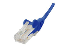 Load image into Gallery viewer, Linkbasic 2 Meter UTP Cat5e Flylead Blue, supplied moulded with boots, rated for 10/100/1000Mbps data transmission speeds with Stranded Bare Copper