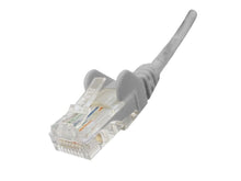 Load image into Gallery viewer, Linkbasic 3 Meter UTP Cat5e Flylead Grey, supplied moulded with boots, rated for 10/100/1000Mbps data transmission speeds with Stranded Bare Copper
