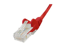 Load image into Gallery viewer, Linkbasic 3 Meter UTP Cat5e Flylead Red, supplied moulded with boots, rated for 10/100/1000Mbps data transmission speeds with Stranded Bare Copper