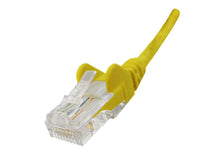 Load image into Gallery viewer, Linkbasic 5 Meter UTP Cat5e Flylead Yellow, supplied moulded with boots, rated for 10/100/1000Mbps data transmission speeds with Stranded Bare Copper - Let's Fibre Technologies