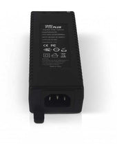 Load image into Gallery viewer, Gigabit Power over Ethernet Injector, 48V, 0.575A, Passive, 30W IEC Input Plug, Passive PoE unit, can power 48V passive PoE devices, Kettle Cord Input