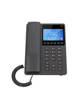 Load image into Gallery viewer, Grandstream 2 Line 3.5'' Color LCD WiFi 6 Hotel Phone Black 6 programmable keys 10 speed dial keys, 3-way voice conferencing, Opus, Non-POE | GHP631W