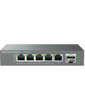 Load image into Gallery viewer, Grandstream Enterprise 5-Port Unmanaged 2.5GbE PoE Switch with 5x 2.5GbE (4 x PoE), 1x SFP+ Port, 53.5V/1.22A PSU, 57W Power Budget | GWN7700MP