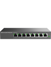 Load image into Gallery viewer, Grandstream Enterprise 8 port Unmanaged GbE PoE Switch, 60W, 8x GbE, 4x PoE 802.3 af/at, 30W per port, 60W power budget, metal case, 53.5V/1.22A PSU