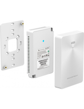 Load image into Gallery viewer, Grandstream Enterprise InWall WiFi 6 Access Point, 1×GbE PoE, 2×GbE, 100m coverage, 256 clients, Embedded Controller.GWN.Cloud, 1.80Gbps 2x2:2 2.4G/5G
