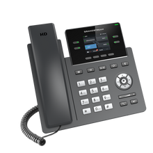 Load image into Gallery viewer, Grandstream 2-Line Carrier Desk Phone + PoE, GRP2612P 2.4" color LCD, 100Mbps, PoE Included/No PSU, Dual switched auto-sensing 10/100/1000Mbps Gigabit