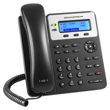 Load image into Gallery viewer, Grandstream GS-GXP1625 2-Line Desk VoIP Phone, featuring POE Support, HD Voice, with 2x 100Mbps LAN Ports, Backlit LCD screen, 5V DC, and RJ9 Headset