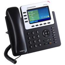 Load image into Gallery viewer, Grandstream GS-GXP2140 4-Line Desk VoIP Phone - HD Audio 2x Gigabit LAN, integrated PoE + BT, 4 SIP accounts and 5-way voice conferencing, Colour LCD