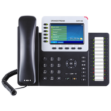 Load image into Gallery viewer, Grandstream GS-GXP2160 6-Line VoIP Desk Phone - Supports 6 lines, 6 SIP accounts and 5-way voice conferencing, with Dual Gigabit ports, integrated PoE