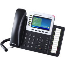 Load image into Gallery viewer, Grandstream GS-GXP2160 6-Line VoIP Desk Phone - Supports 6 lines, 6 SIP accounts and 5-way voice conferencing, with Dual Gigabit ports, integrated PoE