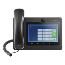 Load image into Gallery viewer, Grandstream 16-Line Enterprise Video Phone, 16 SIP accounts, 16 lines, 2x GbE PoE, Wi-Fi,(7.0") touch screen color LCD, 1 MP camera, Android 7