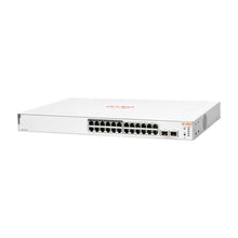 Load image into Gallery viewer, HPE Networking Instant On 1830 24 port Gb 12 port POE Switch, 195W, Smart managed Layer 2 Switch, 24x Gigabit ports, 2x Gigabit SFP ports, Half PoE