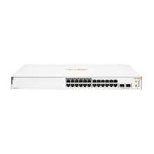 Load image into Gallery viewer, HPE Networking Instant On 1830 24 port Gb 12 port POE Switch, 195W, Smart managed Layer 2 Switch, 24x Gigabit ports, 2x Gigabit SFP ports, Half PoE