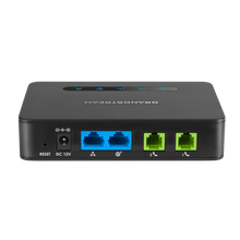 Load image into Gallery viewer, Grandstream GS-HT-812 SIP ATA VoIP Gateway, with 2 FXS ports + dual Gigabit ports(WAN/LAN), Supports 3-way voice conferencing, TLS and SRTP encryption