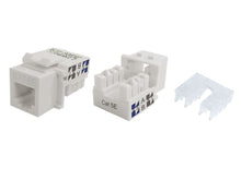 Load image into Gallery viewer, Linkbasic Cat5e Single Surface Mount Box, outlet faceplate to cover/connect keystone connectors, 8 Conductors, 1xCAT5e, High Temperature Thermoplastic