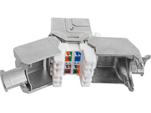 Load image into Gallery viewer, Linkbasic Cat5e Shielded UTP Keystone Jack, provides Cat5E user-friendly installation features, 8Conductors, 250 terminations, high temp thermoplastic