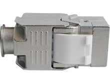 Load image into Gallery viewer, Linkbasic Cat5e Shielded UTP Keystone Jack, provides Cat5E user-friendly installation features, 8Conductors, 250 terminations, high temp thermoplastic
