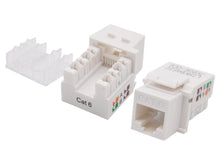 Load image into Gallery viewer, Linkbasic Cat6 Single Surface Mount Box, High Temperature Thermoplastic, outlet faceplate to cover & connect keystone connectors to wall
