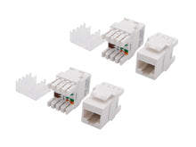 Load image into Gallery viewer, Linkbasic Cat6a Double Surface Mount Box, 8x Conductors, 2x CAT6a, High Temperature Thermoplastic, LB-KEY6A keystones are included