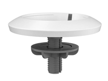 Load image into Gallery viewer, Logitech Rally Mic Pod Mount, White, Anchors Rally Mic Pod to table or ceiling, with cable management for clean install, Table mount for Rally Mic Pod