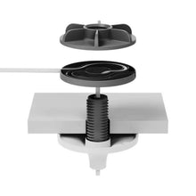Load image into Gallery viewer, Logitech Rally Pendant Mic Pod Mount for Rally Mic Pod microphones, easily secures mic pods to both drop ceilings and solid ceilings, easy development