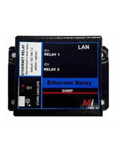 Load image into Gallery viewer, Micro Instruments 2 Port Ethernet AC Relay + Email Support, 12V to 24V, Inform users about the status of 2 x 220 VAC inputs and 1 x Relay