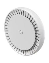 Load image into Gallery viewer, MikroTik cAP LTE12 ax Dual Band WiFi 6 Ceiling AP, Micro SIM slot, Quad-core ARM CPU, 1GB RAM, 2x Gigabit Ethernet, PoE-in and PoE-out RBCAP-AX-LTE12