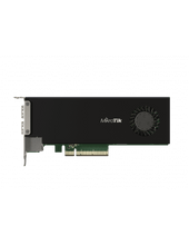 Load image into Gallery viewer, MikroTik Cloud Core Router 2004-1G-2XS-PCIe network interface card, quad-core ARMv8 64-bit AL32400 CPU, 4GB RAM, 2× 25G SFP28 cages, 1× Gb LAN, ROS L6