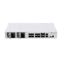 Load image into Gallery viewer, MikroTik Cloud Router Switch CRS510-8XS-2XQ-IN with QCA9531 650MHz CPU, 128MB RAM, 98DX4310 switch chip, 2x 100Gbps QSFP28 ports, 8×25Gbps SFP28 ports
