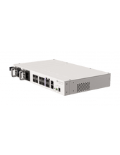Load image into Gallery viewer, MikroTik Cloud Router Switch CRS510-8XS-2XQ-IN, 2x100 Gbit QSFP28, 8x 25 Gigabit SFP28, and dual hot-swap power supplies, diverse connectivity options