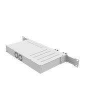 Load image into Gallery viewer, MikroTik CRS504-4XQ-IN Cloud Router Switch, 4× 100G QSFP28, 1× RJ45 Serial console port, 650Mhz CPU, 64MB RAM, dual hot-swap PSU, RouterOS v7 L5, 2×AC