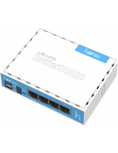 Load image into Gallery viewer, MikroTik hAP lite 2.4GHz desktop Wi-Fi Router - 650MHz CPU, 32 MB RAM, 802.11b/g/n dual chain, 4x 10/100 LAN, RouterOS L4, 1.5dBi gain, 5V, Mountable