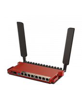 Load image into Gallery viewer, MikroTik L009UiGS-2HaxD-IN Desktop Router with 2.5Gb SFP, 8 x Gigabit Ethernet and 2.4GHz AX WiFi, USB 3.0, 512MB RAM, Dual-Core ARM CPU, Console Port
