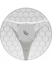Load image into Gallery viewer, MikroTik LHG LTE Cat 6 LTE Outdoor CPE, device for remote locations within cellular network coverage, can be mounted (outdoors) on pole, wall, Masts