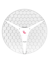 Load image into Gallery viewer, MikroTik LHG XL 5 ac 4-Pack Outdoor CPE, featuring 716MHz CPU, 256MB RAM, 802.11a/n/ac dual chain, 1 GB LAN, RouterOS L3,PoE in,27dBi gain